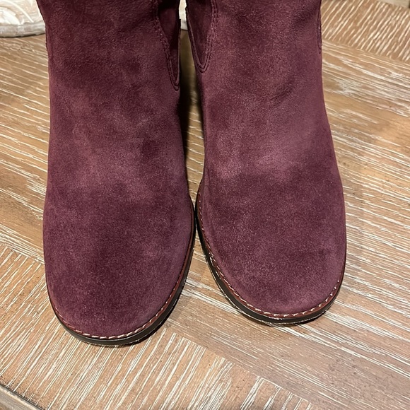 *SaLe* COACH Ombré Heel OXBLOOD Suede Boots G1357 Sz 9 EUC - Picture 8 of 8